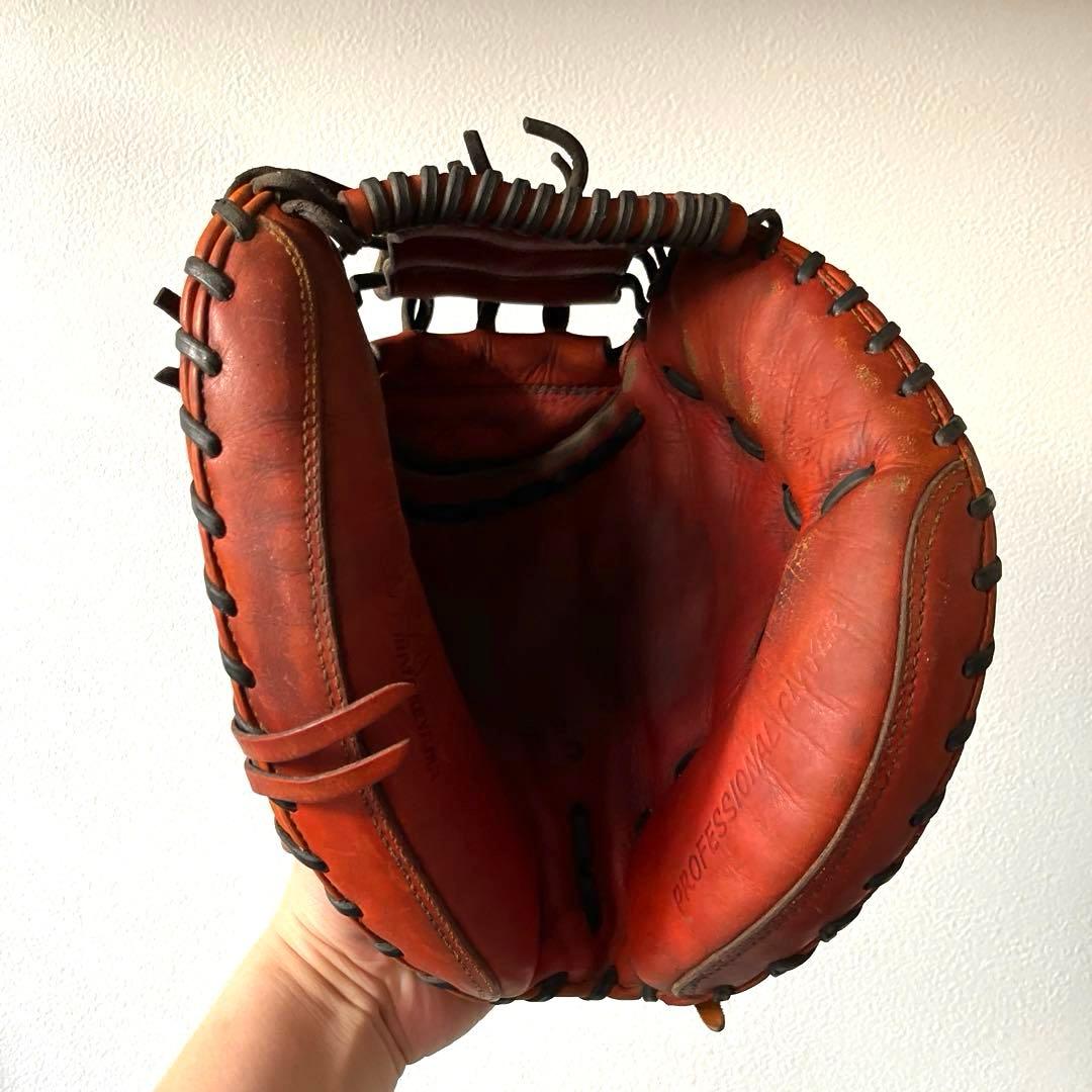 ハタケヤマ 中日ドラゴンズ 長谷川選手 実使用 硬式 キャッチャーミット