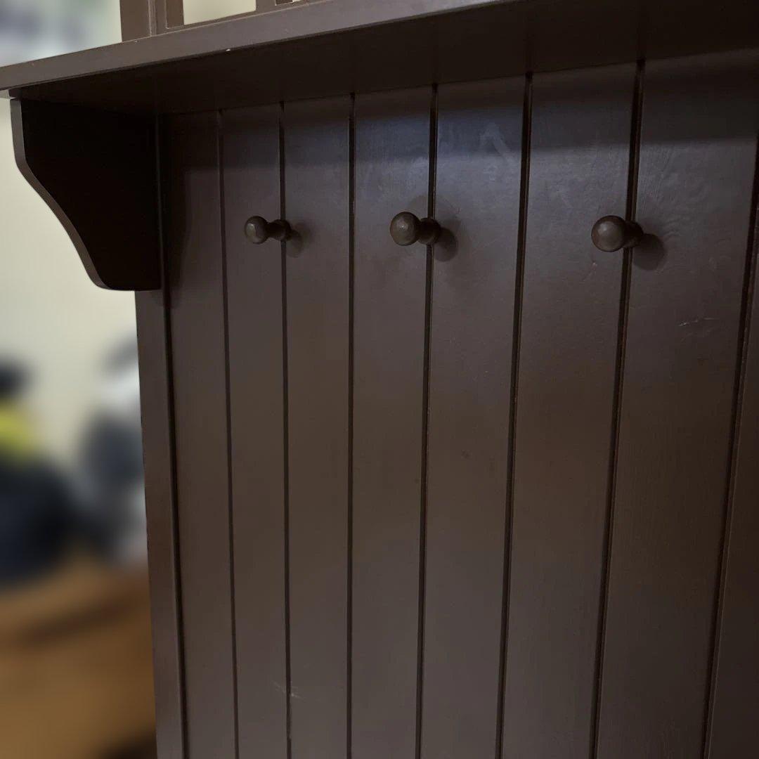 アンティーク調　窓枠デザイン木製パーテーション