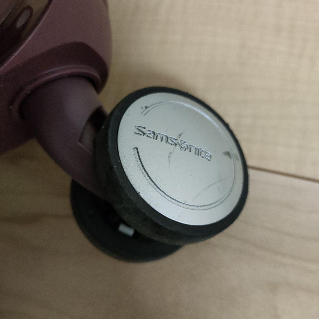 サムソナイト キャリー ロベス 拡張 ワインレッド 33L 機内持ち込 USB