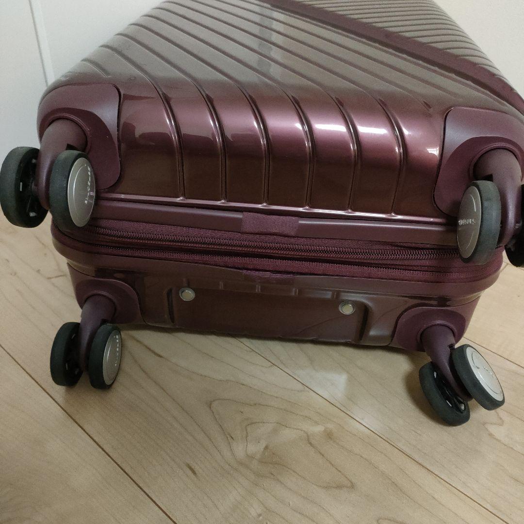 サムソナイト キャリー ロベス 拡張 ワインレッド 33L 機内持ち込 USB
