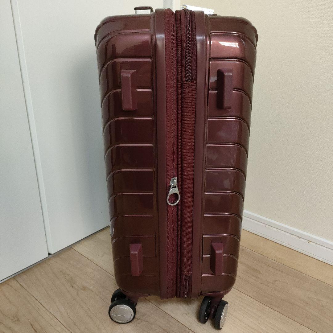 サムソナイト キャリー ロベス 拡張 ワインレッド 33L 機内持ち込 USB