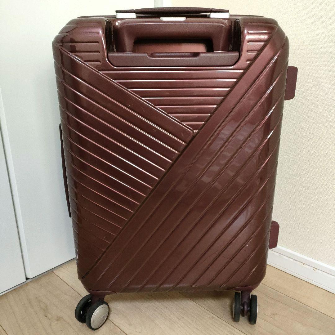 サムソナイト キャリー ロベス 拡張 ワインレッド 33L 機内持ち込 USB