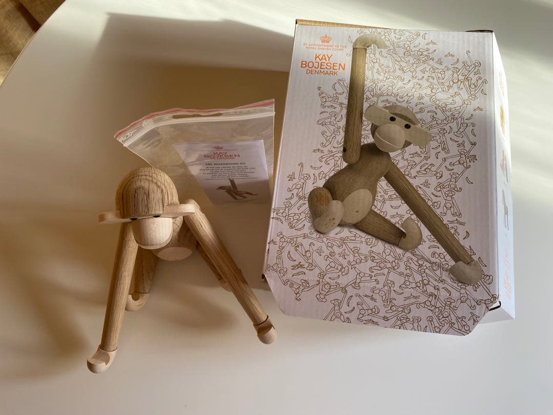 モンキーSメープル　Monkey Small　Kay Bojesen