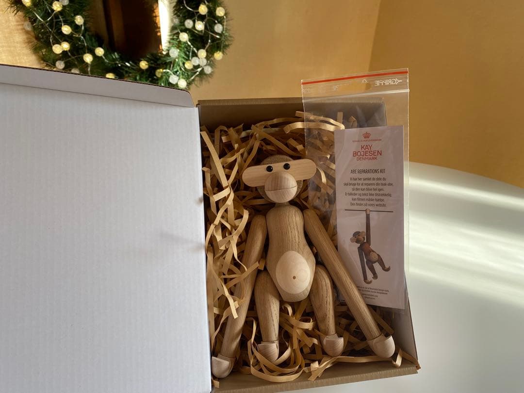 モンキーSメープル　Monkey Small　Kay Bojesen