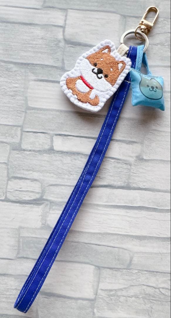 秋鮭様 リクエスト 10点 ハンドメイド　刺繍　柴犬　キーホルダー　ポーチ