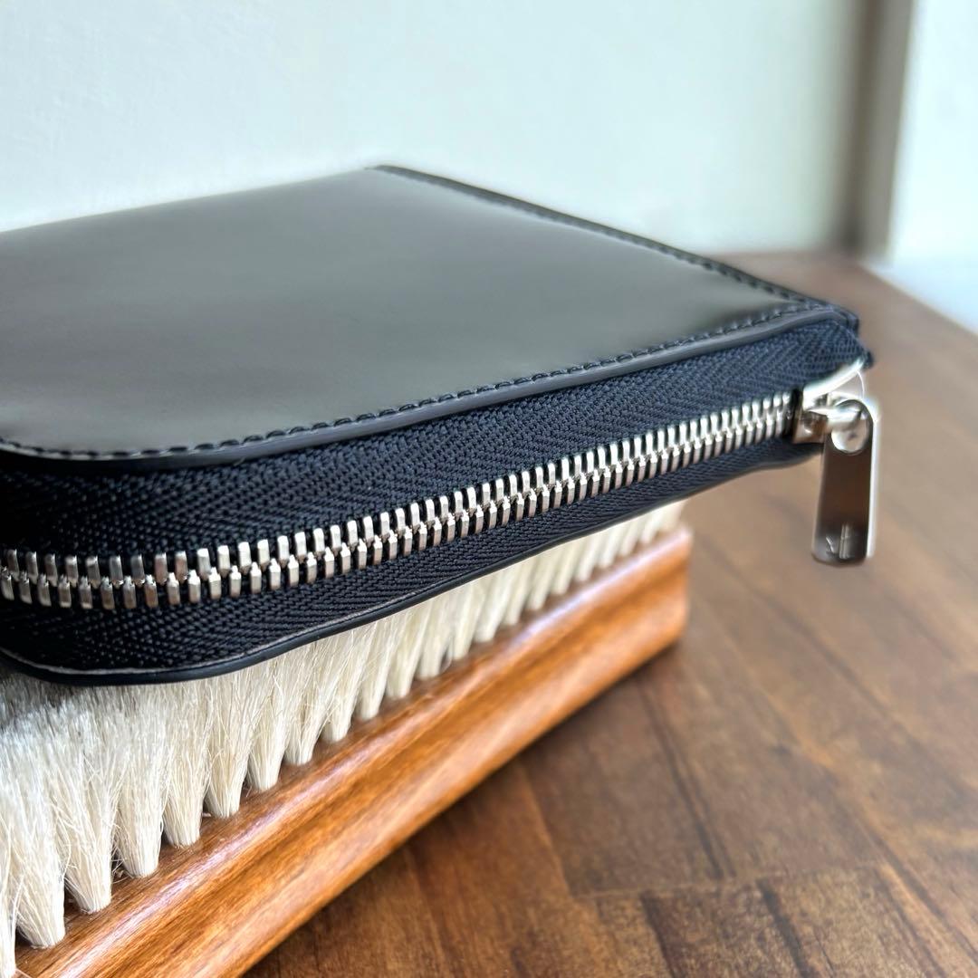 Tasu.様オーダー用　L字ファスナーコンパクト財布 ykkエクセラ アニリン染