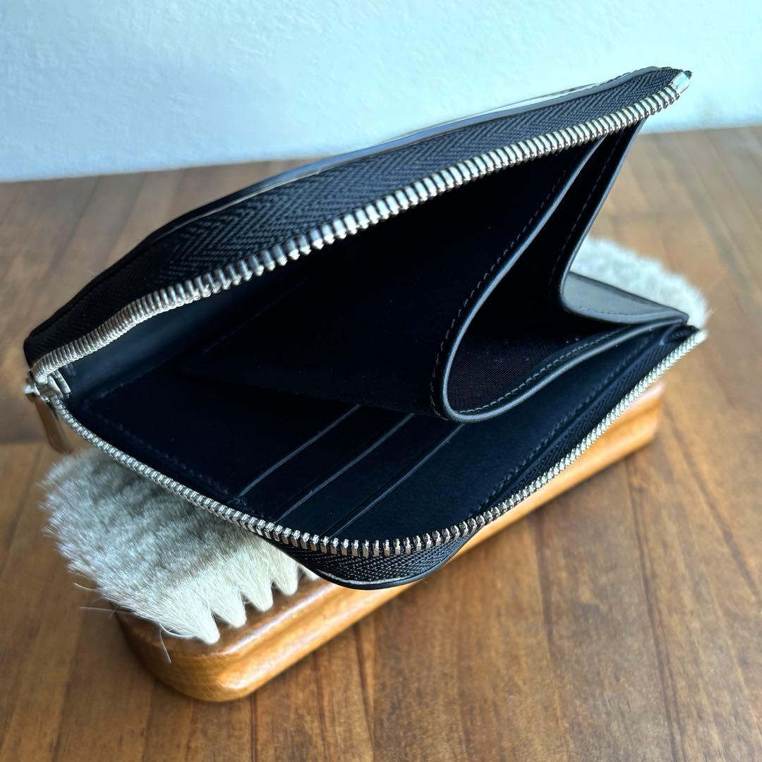 Tasu.様オーダー用　L字ファスナーコンパクト財布 ykkエクセラ アニリン染