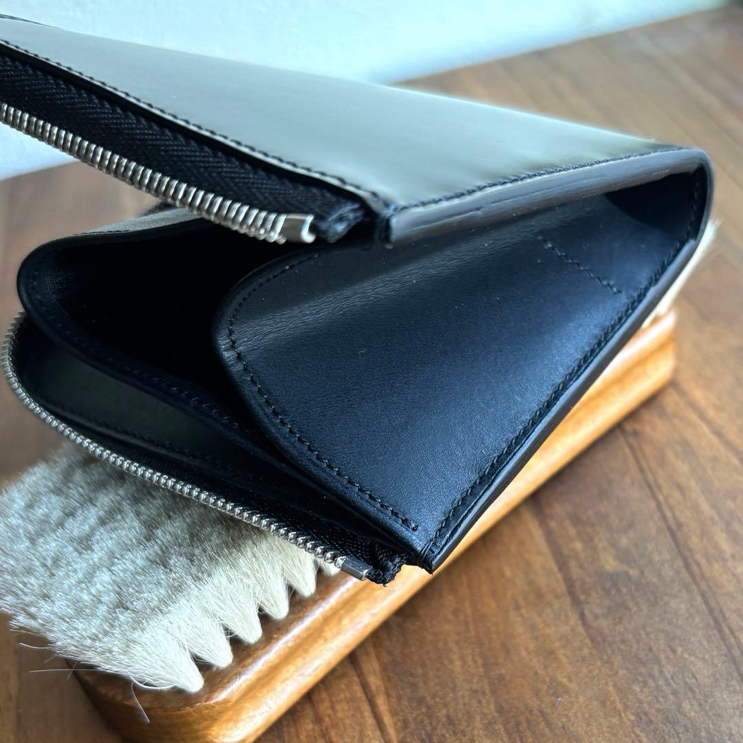 Tasu.様オーダー用　L字ファスナーコンパクト財布 ykkエクセラ アニリン染