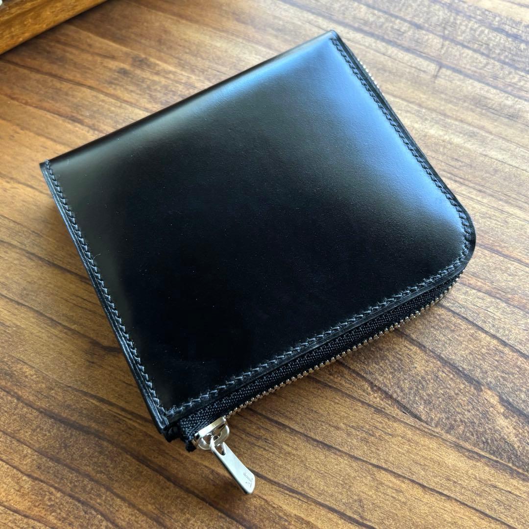 Tasu.様オーダー用　L字ファスナーコンパクト財布 ykkエクセラ アニリン染