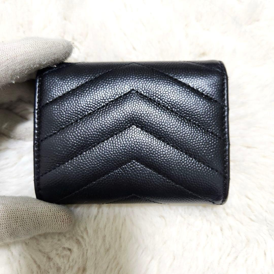 ✨極美品✨サンローラン　キーケース　6連　カサンドラ　キルティング　ブラック