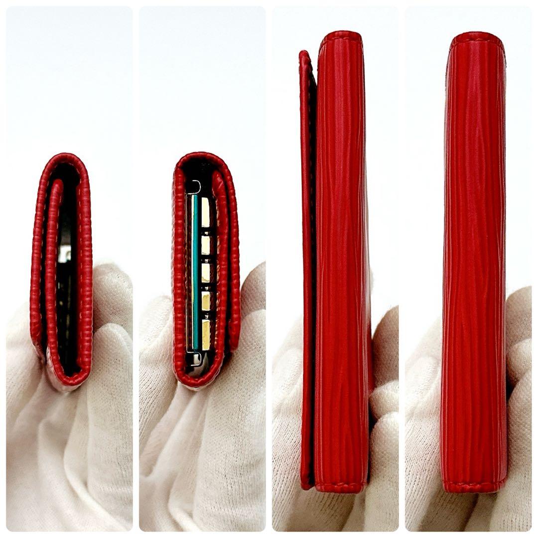 SALE‼️ルイヴィトン　エピ　キーケース　ミュルティクレ　4連　レッド　赤