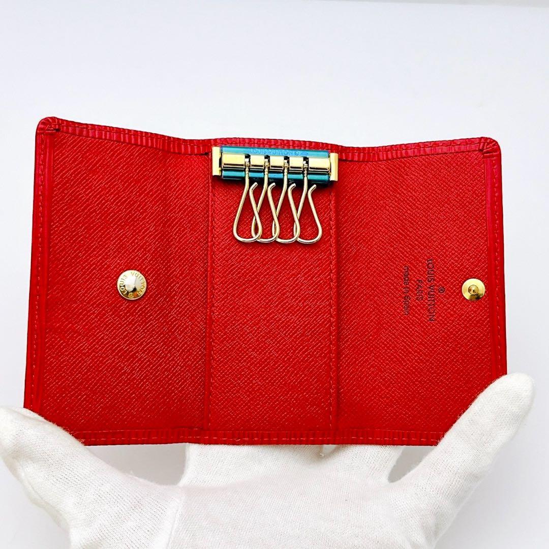 SALE‼️ルイヴィトン　エピ　キーケース　ミュルティクレ　4連　レッド　赤