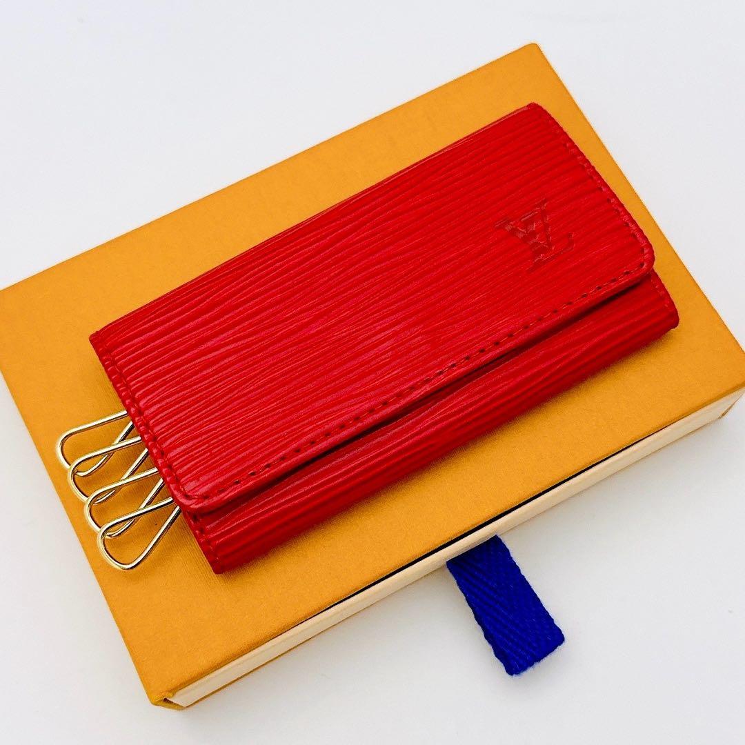 SALE‼️ルイヴィトン　エピ　キーケース　ミュルティクレ　4連　レッド　赤