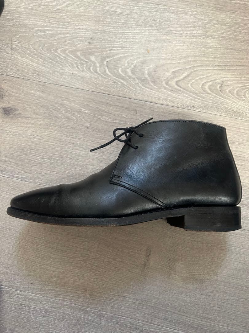 Berwick ブラック チャッカブーツ