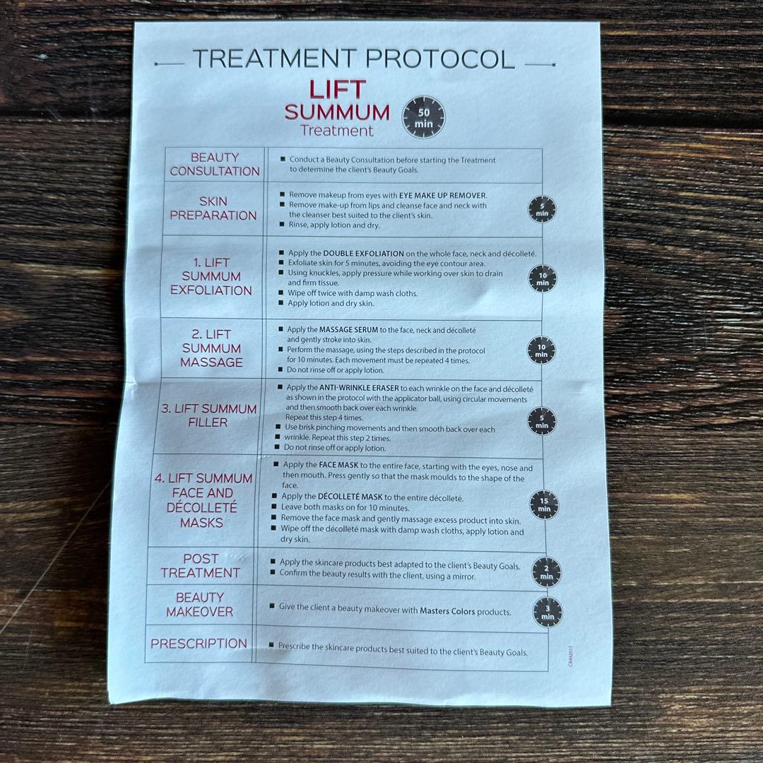 ギノー　soin LIFT SUMMUM Treatment リフトサマム