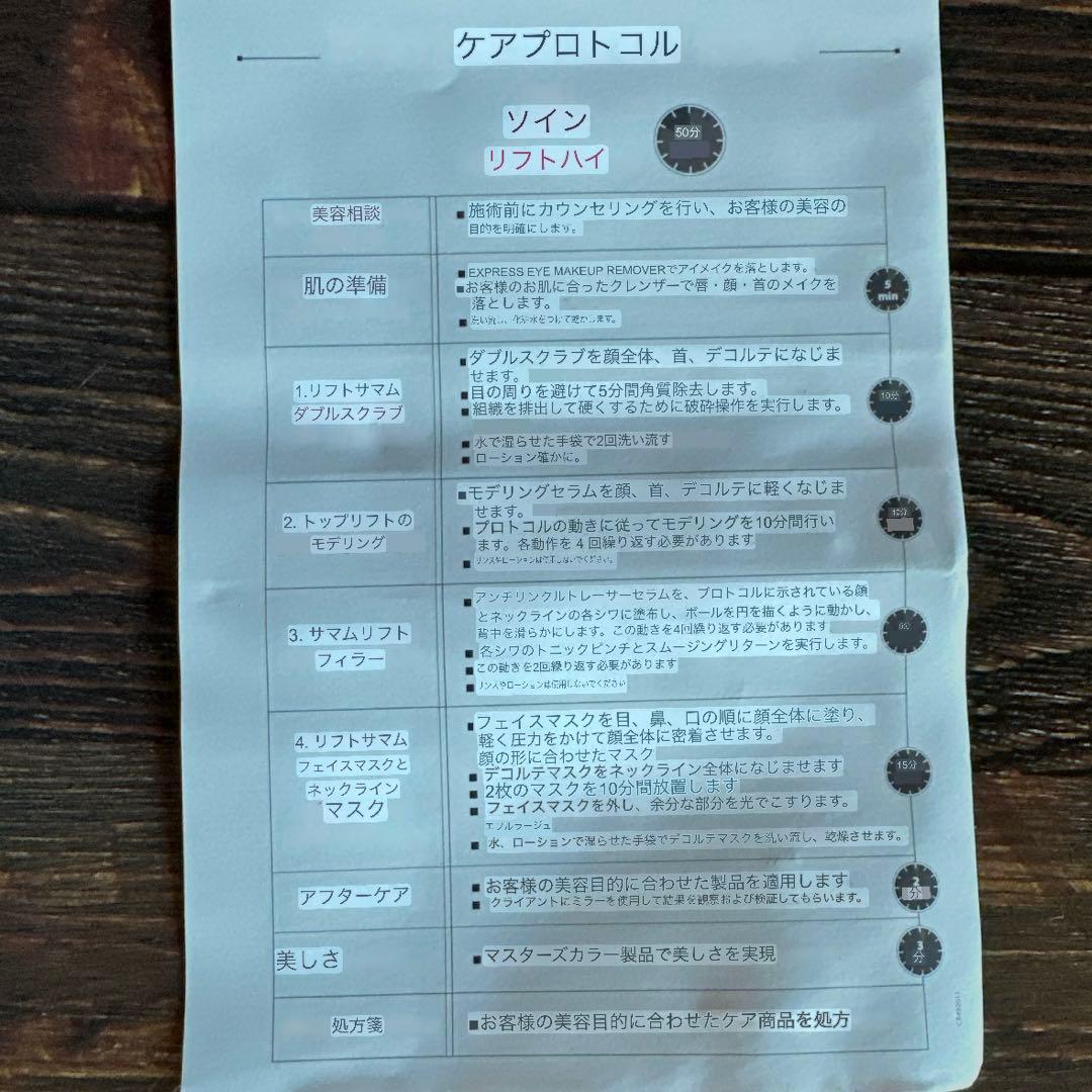 ギノー　soin LIFT SUMMUM Treatment リフトサマム