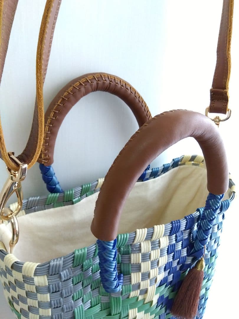 【極美品】woven メルカドバッグ 2way ショルダートートバッグ