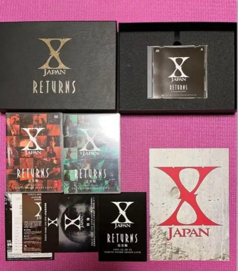X JAPAN/X JAPAN RETURNS 完全版 DVD-BOX〈初回限…