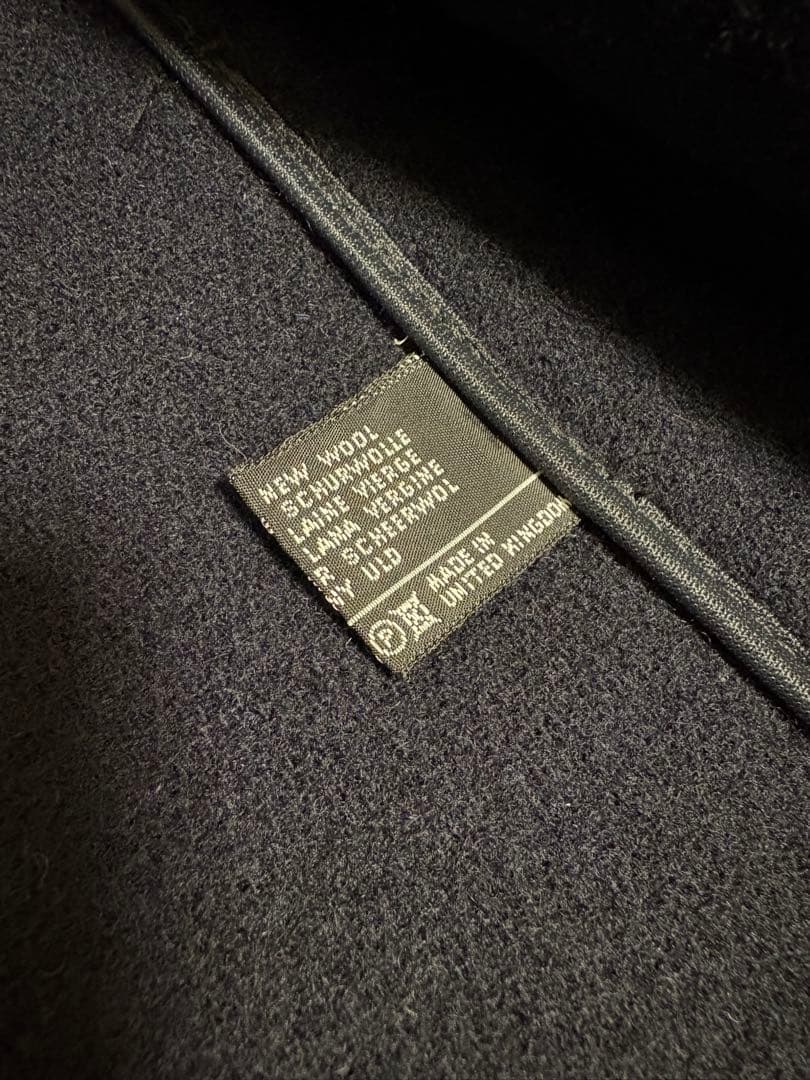 tibbett 英国製 ダッフルコート ネイビー UK36サイズ ウール