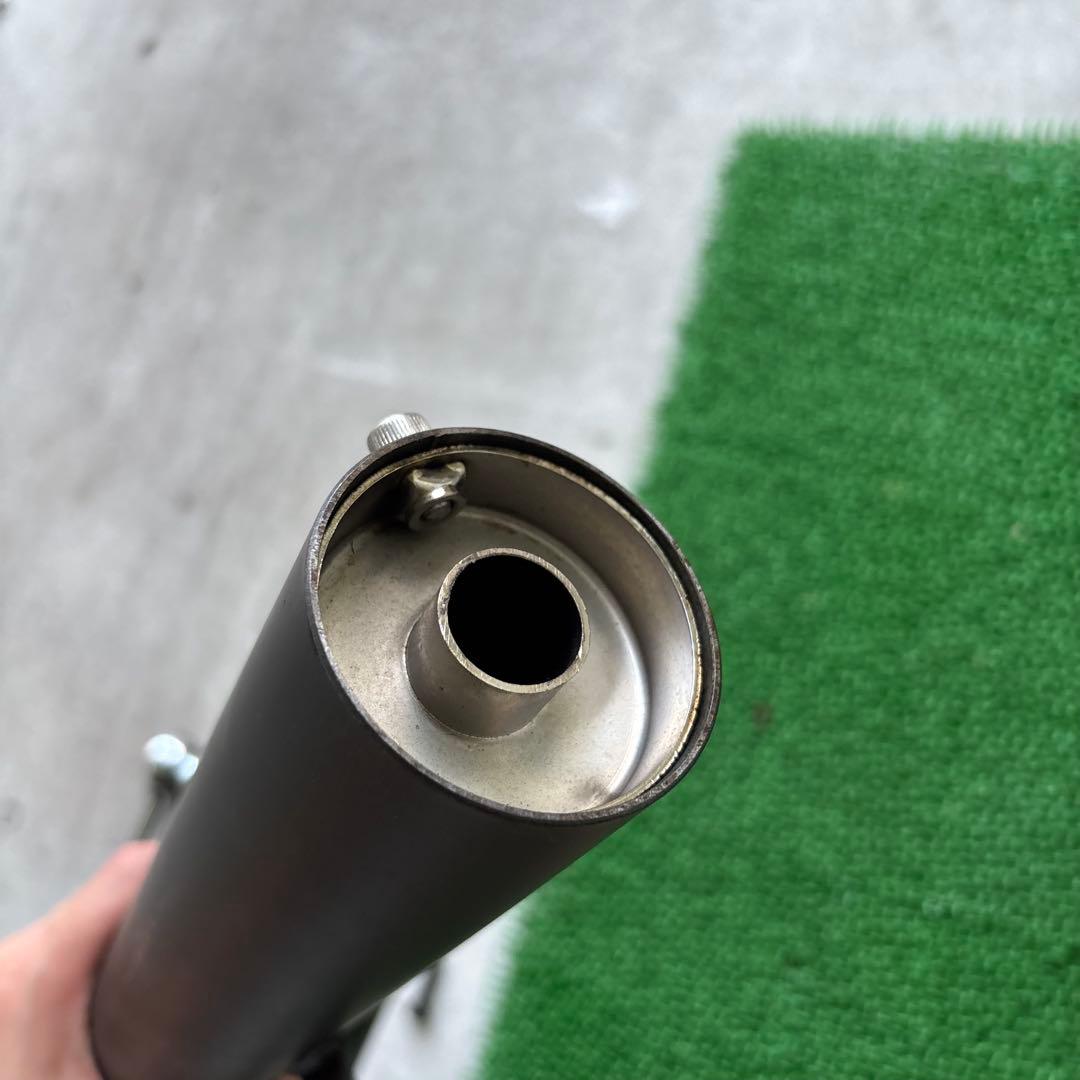 PRETTY RACING製 エイプ50 APE ショート管 黒