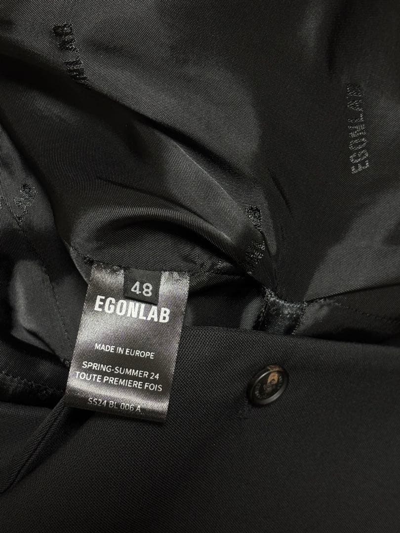 ジャケット・アウター EGONLAB DOUBLE BREASTED BLAZER 48