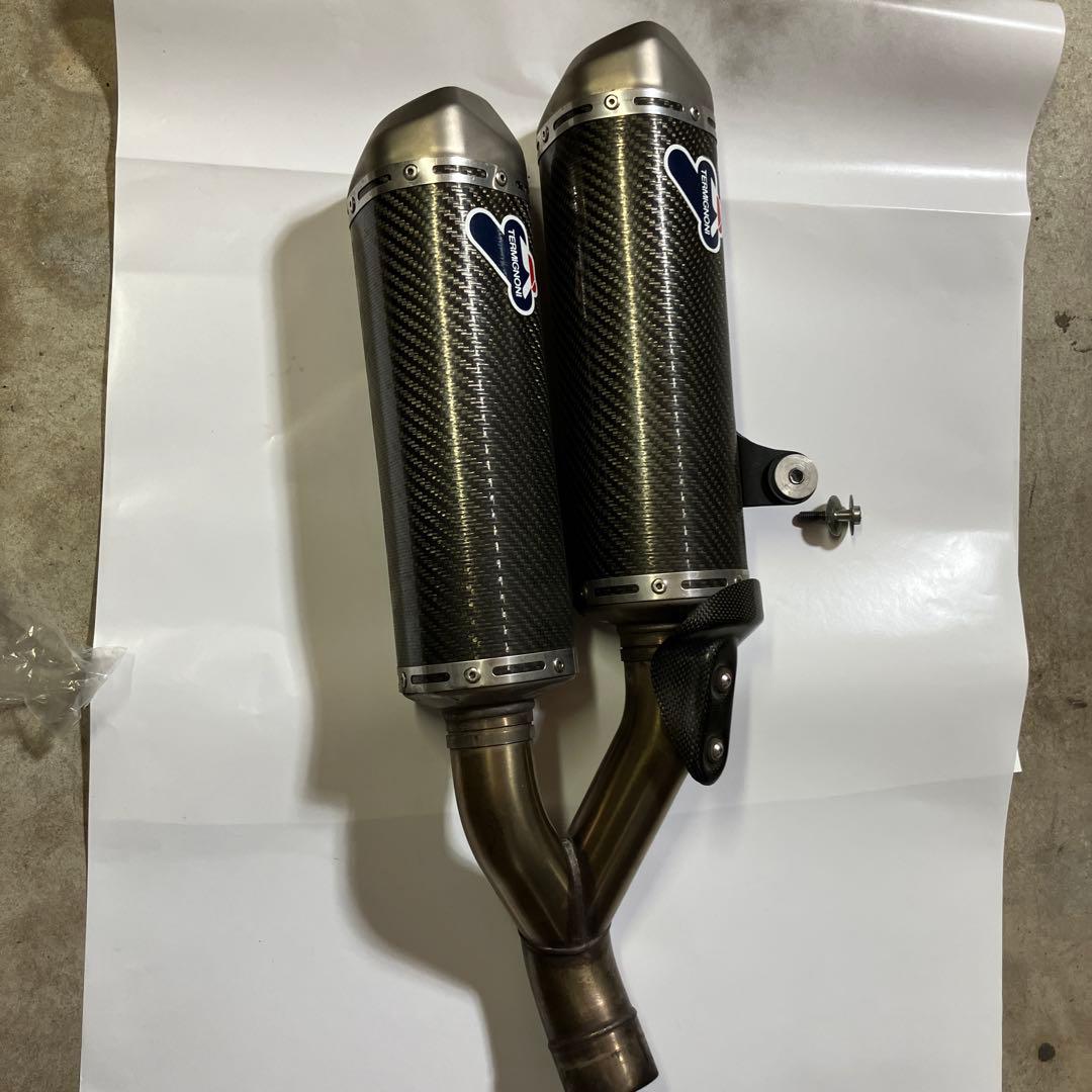 美品　ドゥカティ 1100EVO用テルミーニョ　マフラー　スリップオン