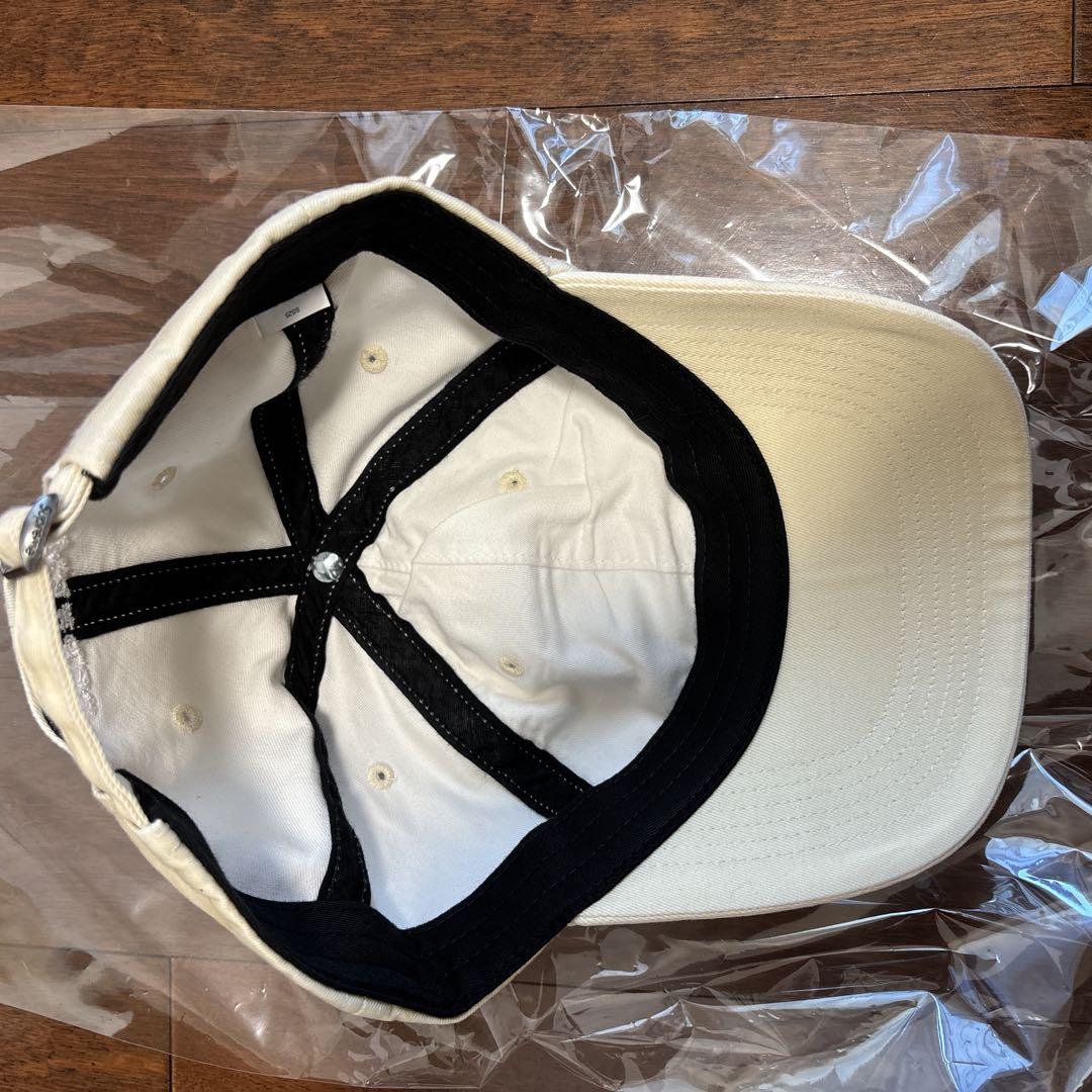 supreme Sロゴ　キャップ　イエロー