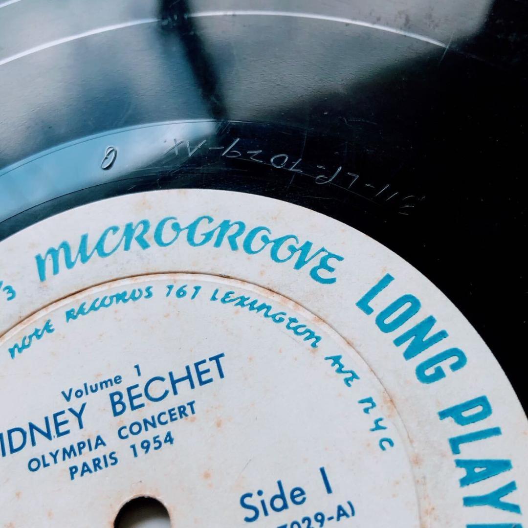 #3748【希少な名盤】シドニー・ベシェ レコード ジャズ 10インチ RVG