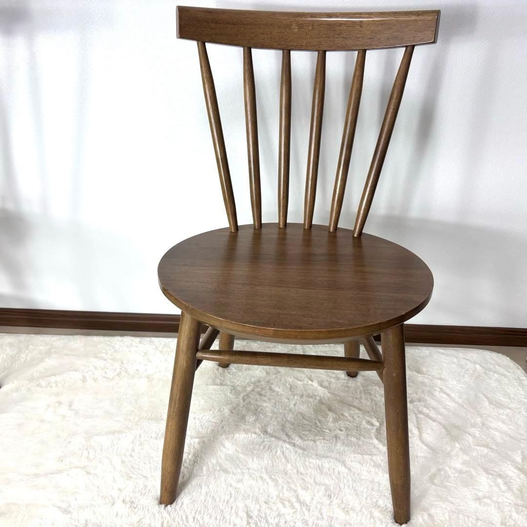 ニトリ NITORI 木製 ダイニングチェア スピンドルバック DC NUTS