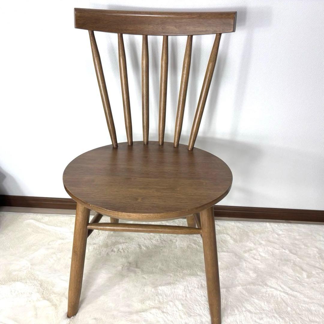 ニトリ NITORI 木製 ダイニングチェア スピンドルバック DC NUTS