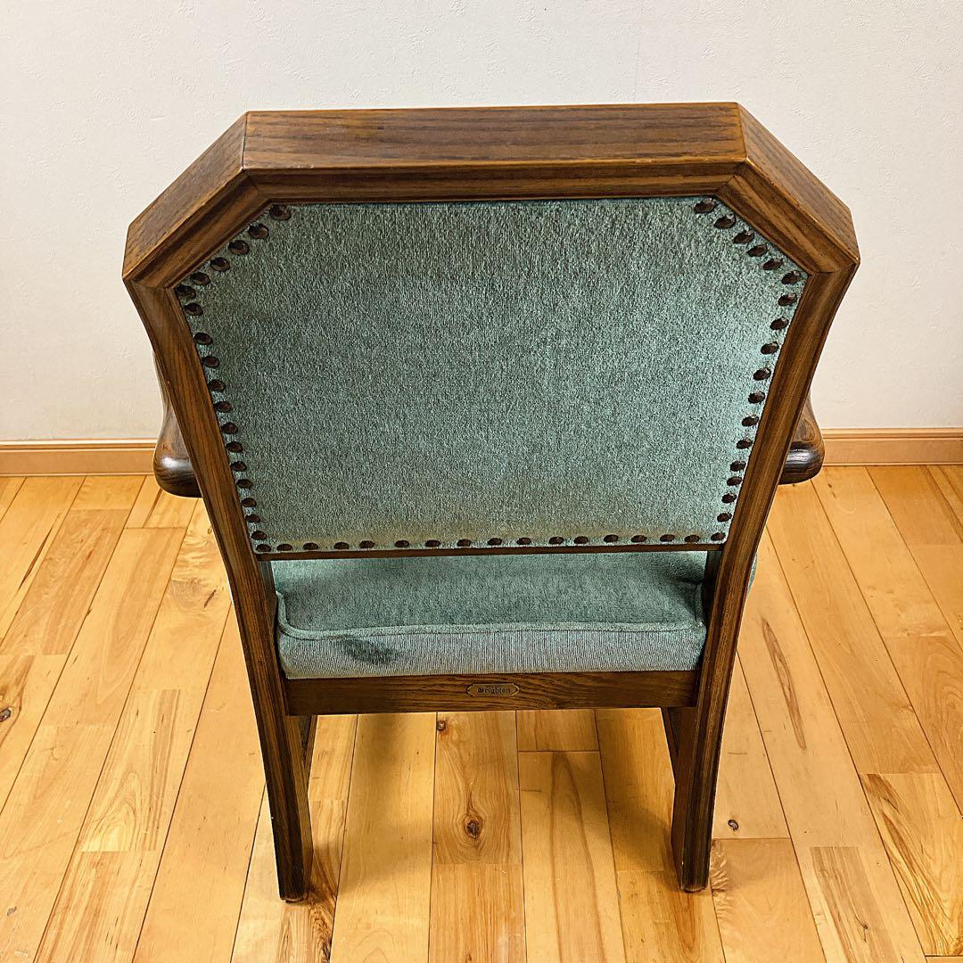 希少Brighton ブライトン オーク材 アームチェア イギリス アンティーク