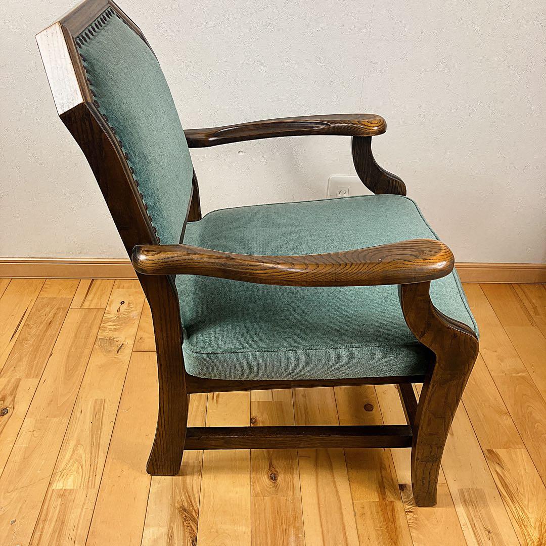 希少Brighton ブライトン オーク材 アームチェア イギリス アンティーク