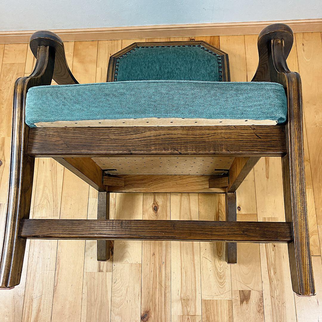 希少Brighton ブライトン オーク材 アームチェア イギリス アンティーク