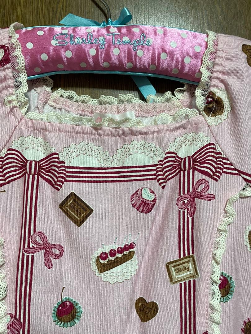 A*♡様 Shirley Temple チョコレート柄ノースリーブワンピース14