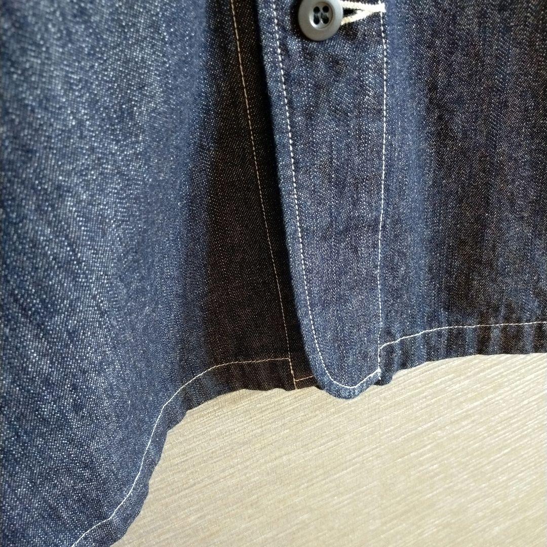 ナチュラルランドリー 10ozデニムカバーオールジャケット インディゴ 美品