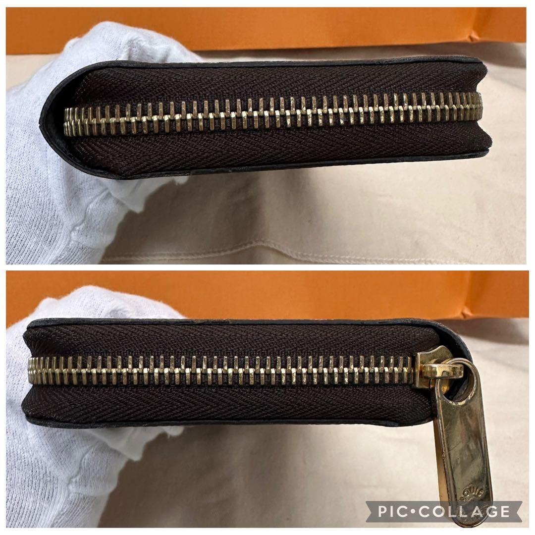 【使用わずか】ルイヴィトン ジッピー モノグラム リバース ジャイアントRFID