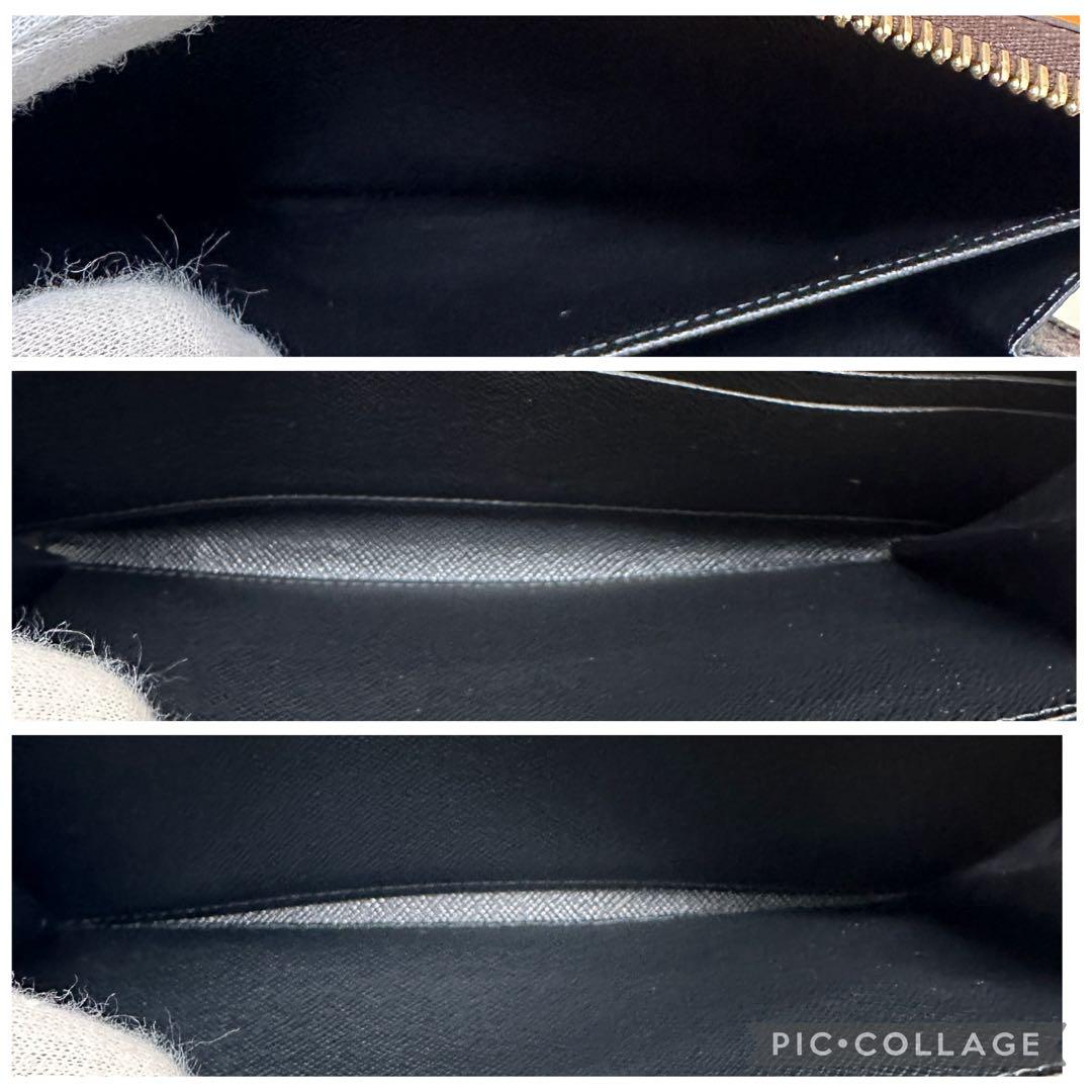 【使用わずか】ルイヴィトン ジッピー モノグラム リバース ジャイアントRFID