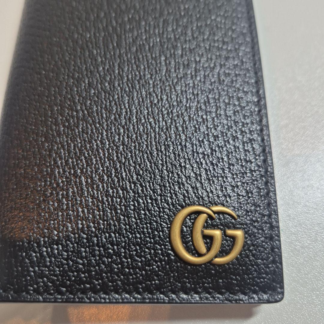 GUCCI グッチ GGマーモント 二つ折り 長財布 レザー