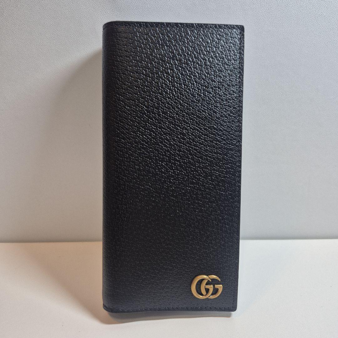 GUCCI グッチ GGマーモント 二つ折り 長財布 レザー