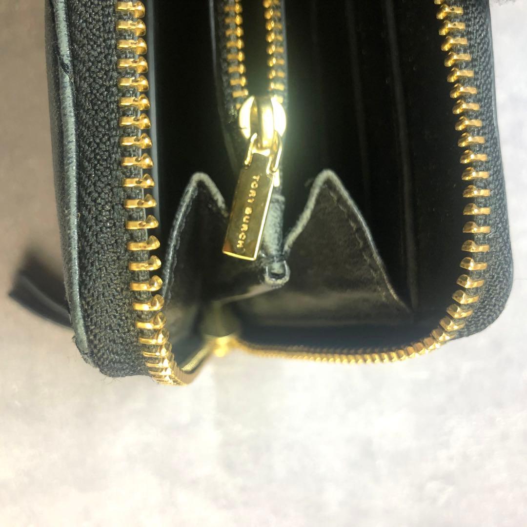 ✨️美品✨️ トリーバーチ キルティング レザー 長財布 黒 金ロゴ キラ KIRA