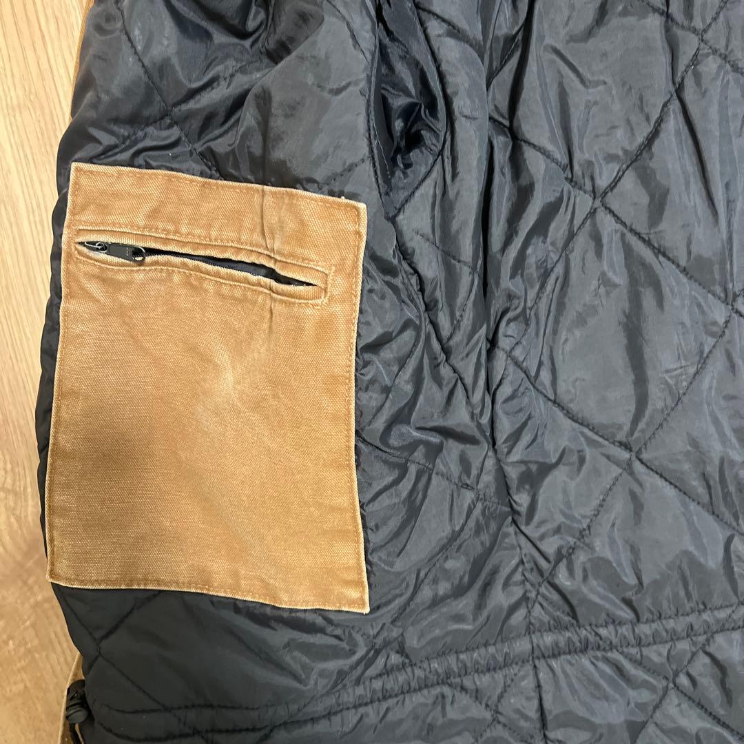【Carhartt】カーハート古着 ベージュ　トラディショナルコート　ボロ