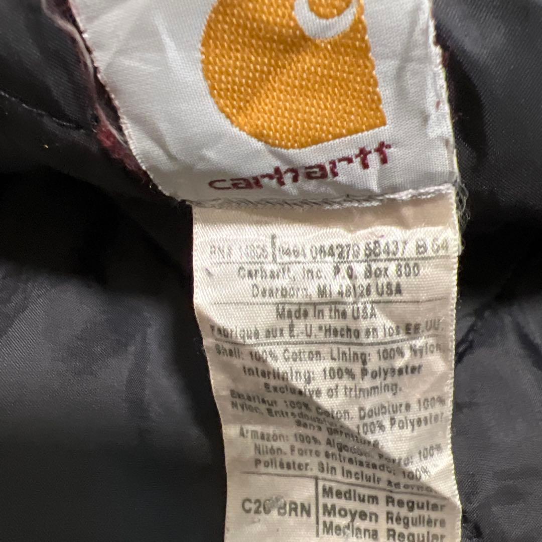 【Carhartt】カーハート古着 ベージュ　トラディショナルコート　ボロ