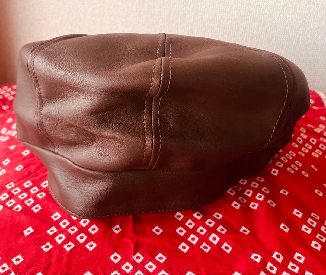 キ*ム様 激レア At last butcher キャスケット ウール レザー