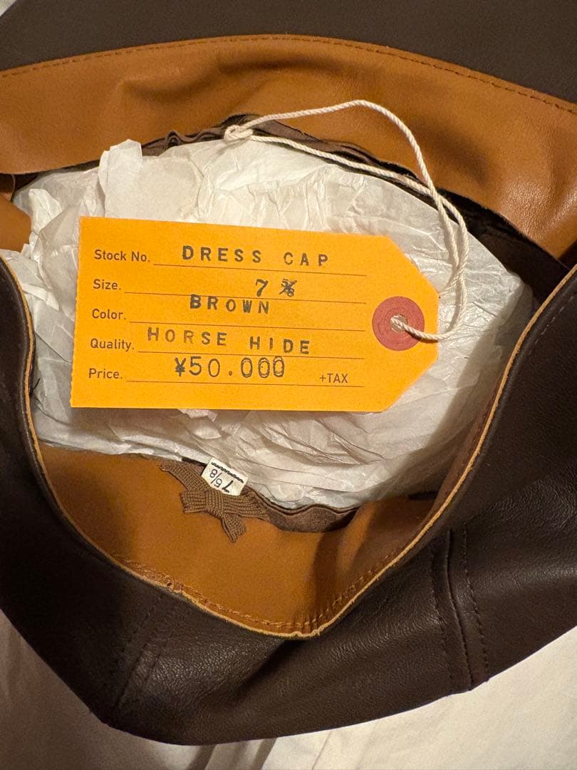 キ*ム様 激レア At last butcher キャスケット ウール レザー