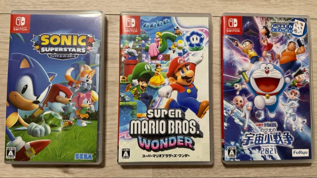 Nintendo Switch ゲーム 3本セット（ワンダードラえもんソニック）