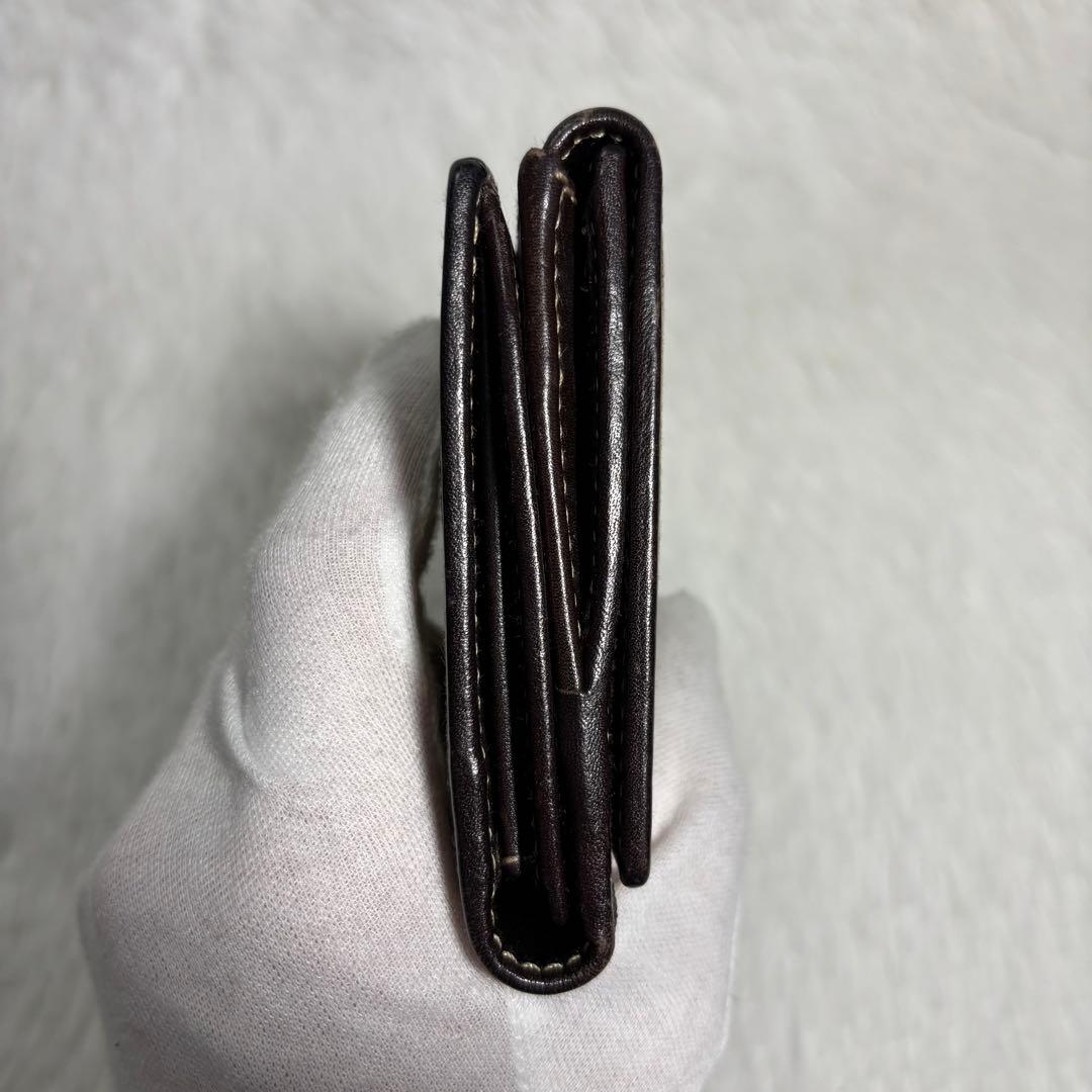 ✨美品✨ グッチ 長財布 GGキャンバス インターロッキング 二つ折り ブラウン