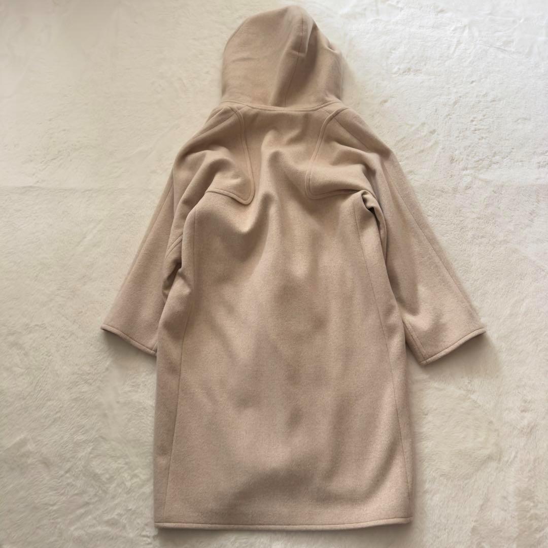 ギャルリーヴィー　ダブルクロスショートビーバー フーデッドラグランコート　F