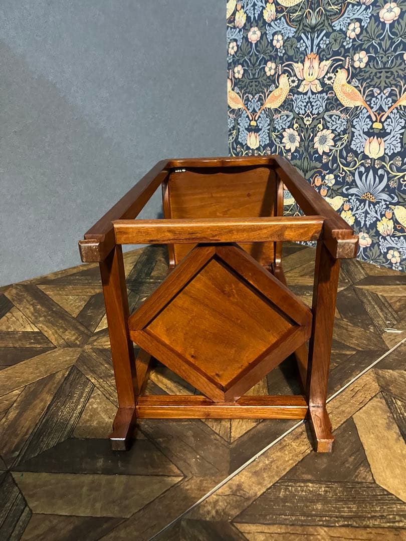 カリモク 花台 インテリア 昭和レトロ アンティーク 飾り台