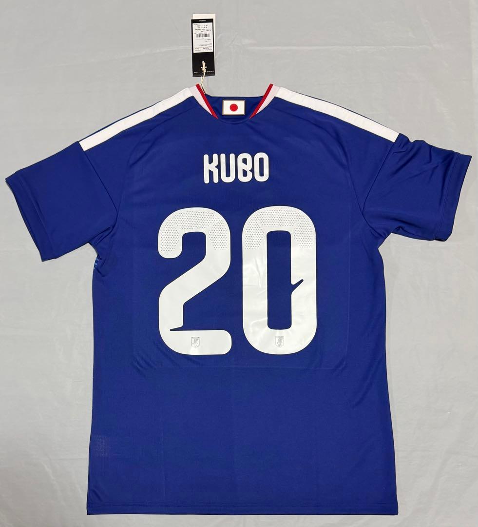 説明欄必読　サッカー日本代表 ホーム レプリカユニフォーム　久保選手　XL