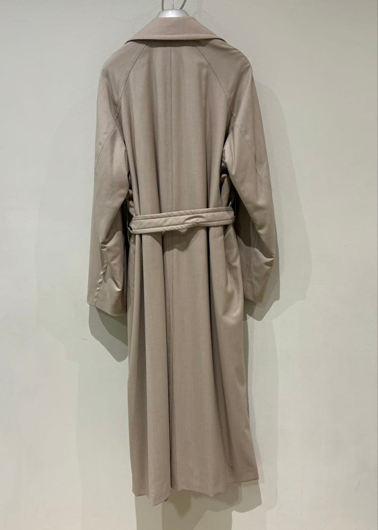 オーラリー／トロピカルウール中綿チェスターフィールドコート新品未使用